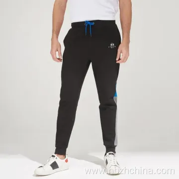 Mens Sport Embroidery and Printed Cutting Jogger Pants